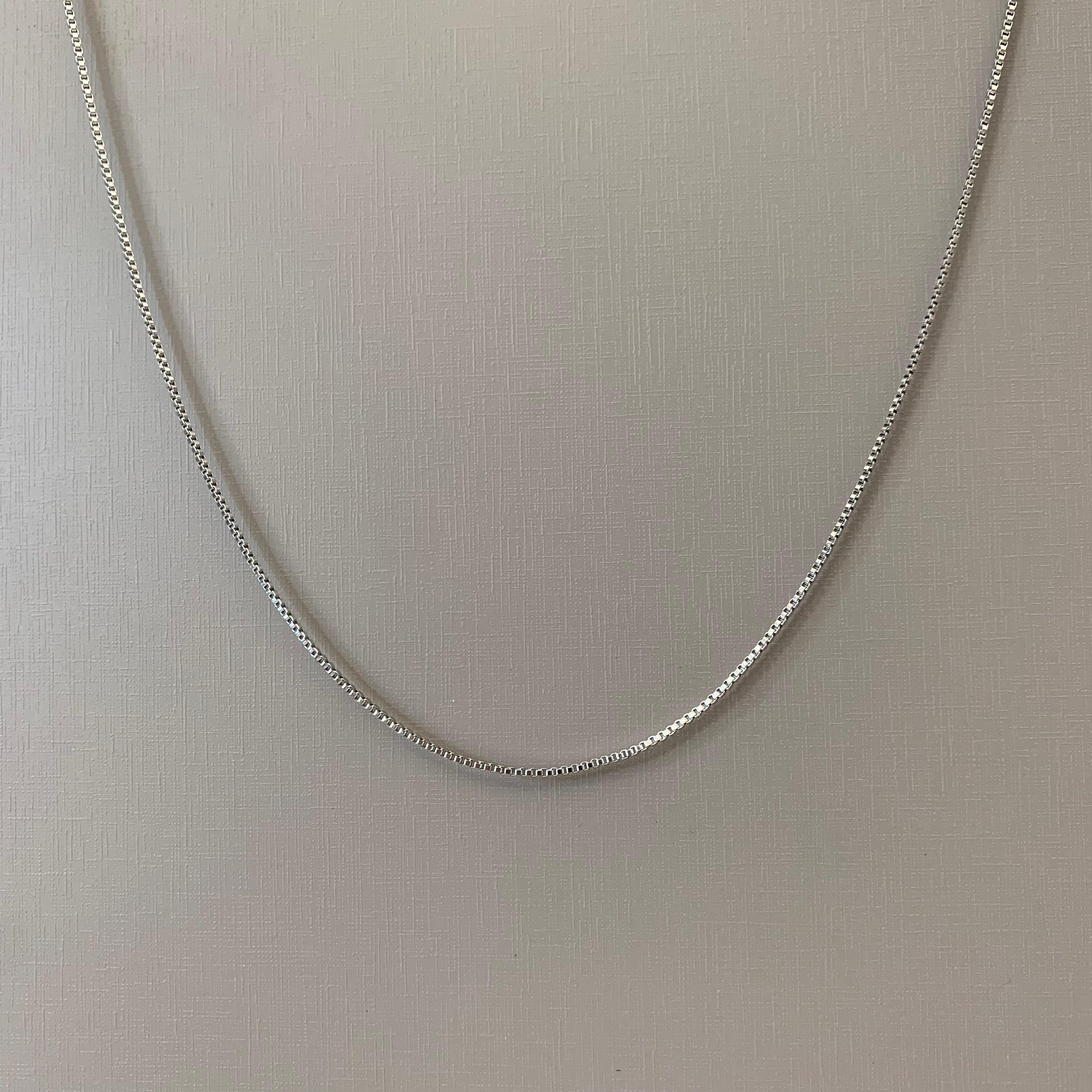 Corrente Prateada Aço 316l Vicenza 60 cm 1.10mm 2880060