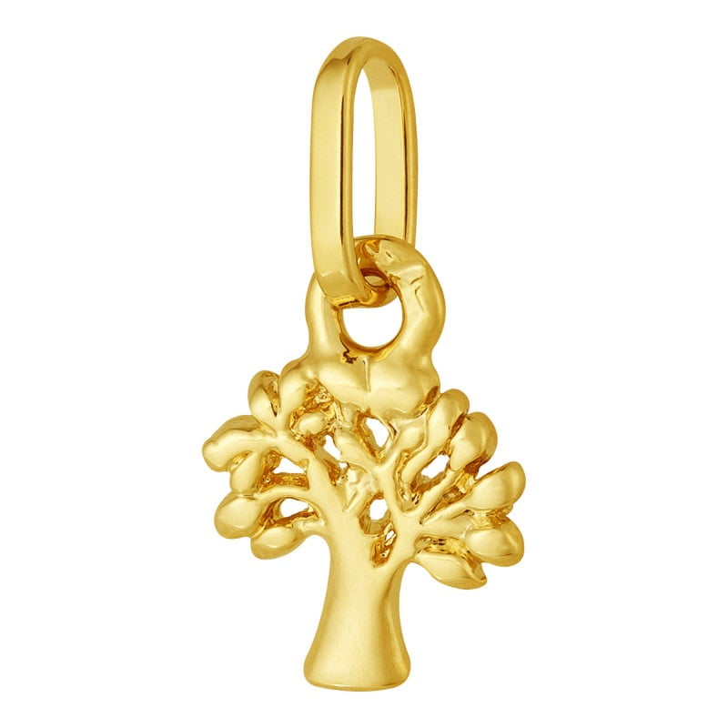 Pingente de Prata 925 Árvore da Vida Revestida Ouro 18k Feminino 3930053