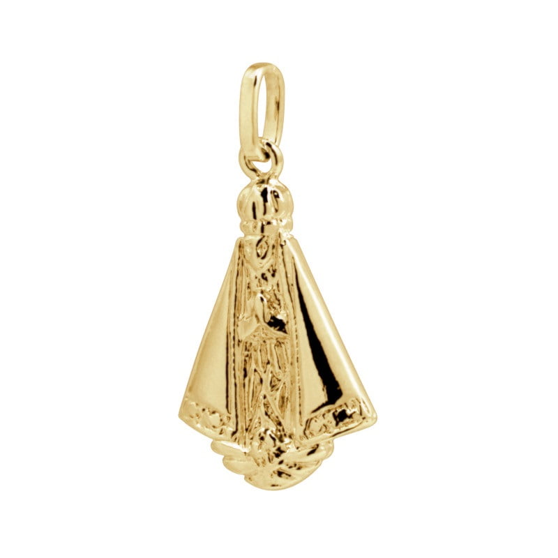 Pingente em Prata Revestido Nossa Sra. Aparecida 19.2x11.4mm 3914173