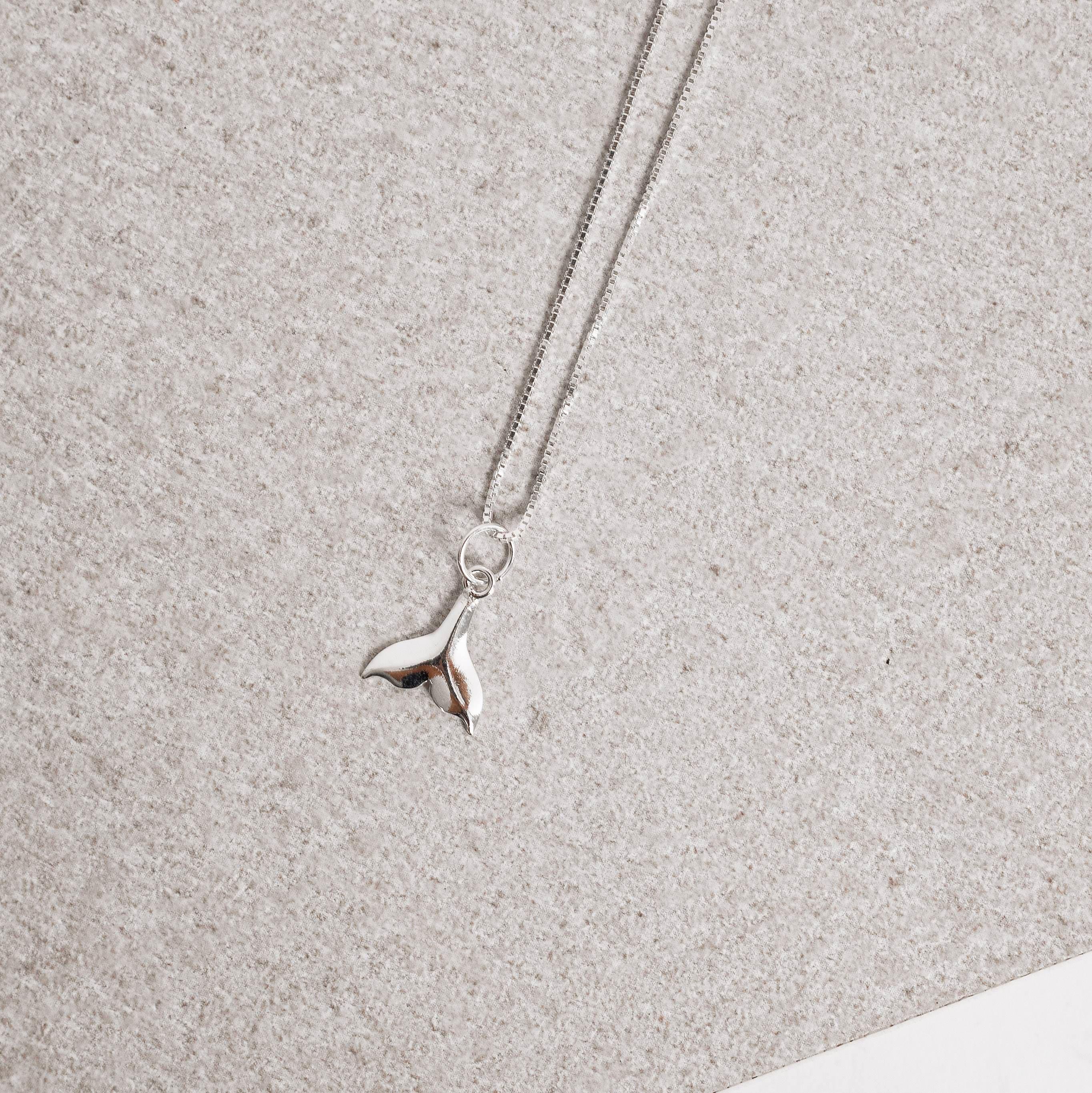 Colar Feminino Pingente Sereia 8mm 40cm em Prata 925 CO77