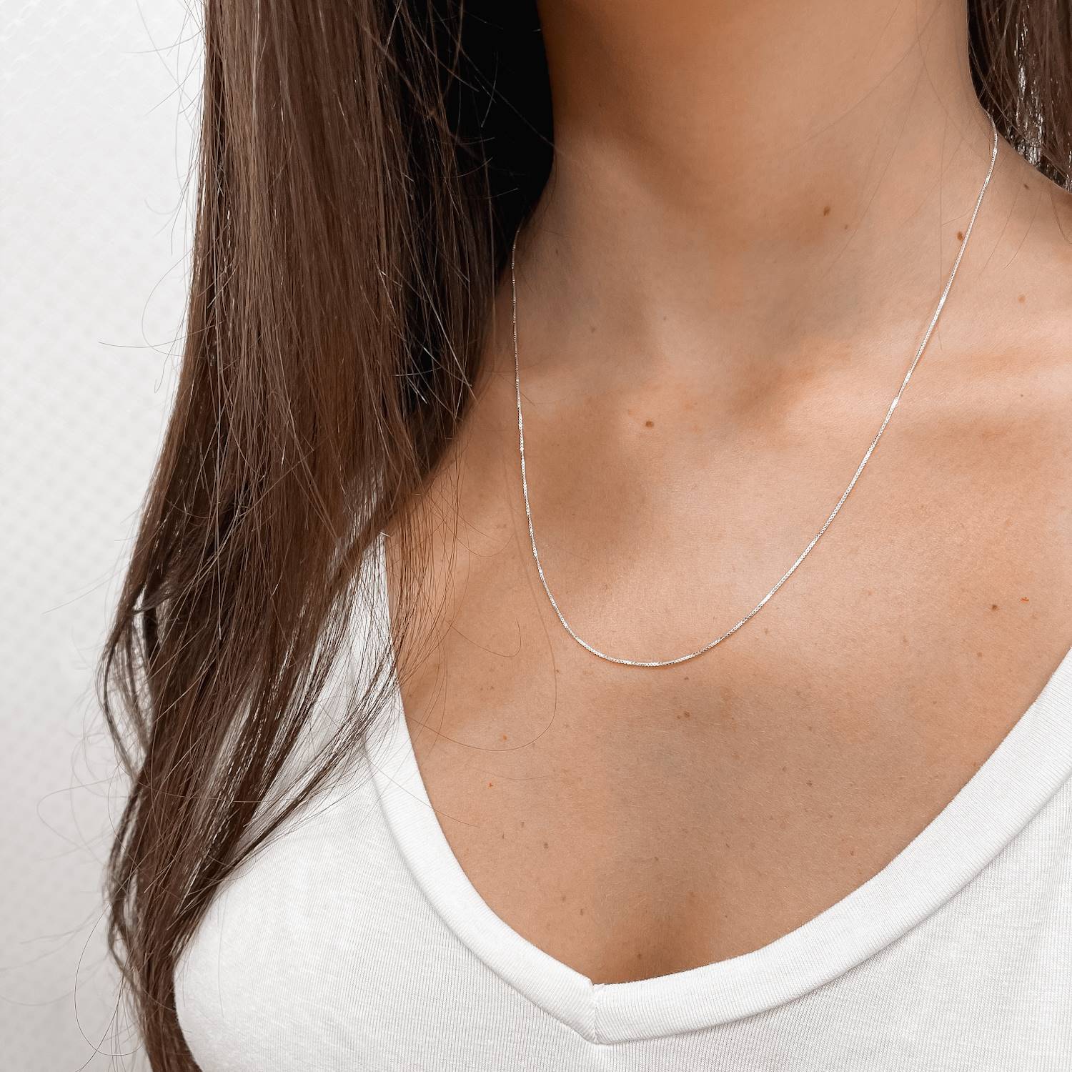 Corrente em Prata 925 Feminina Veneziana 50cm V12 CR5