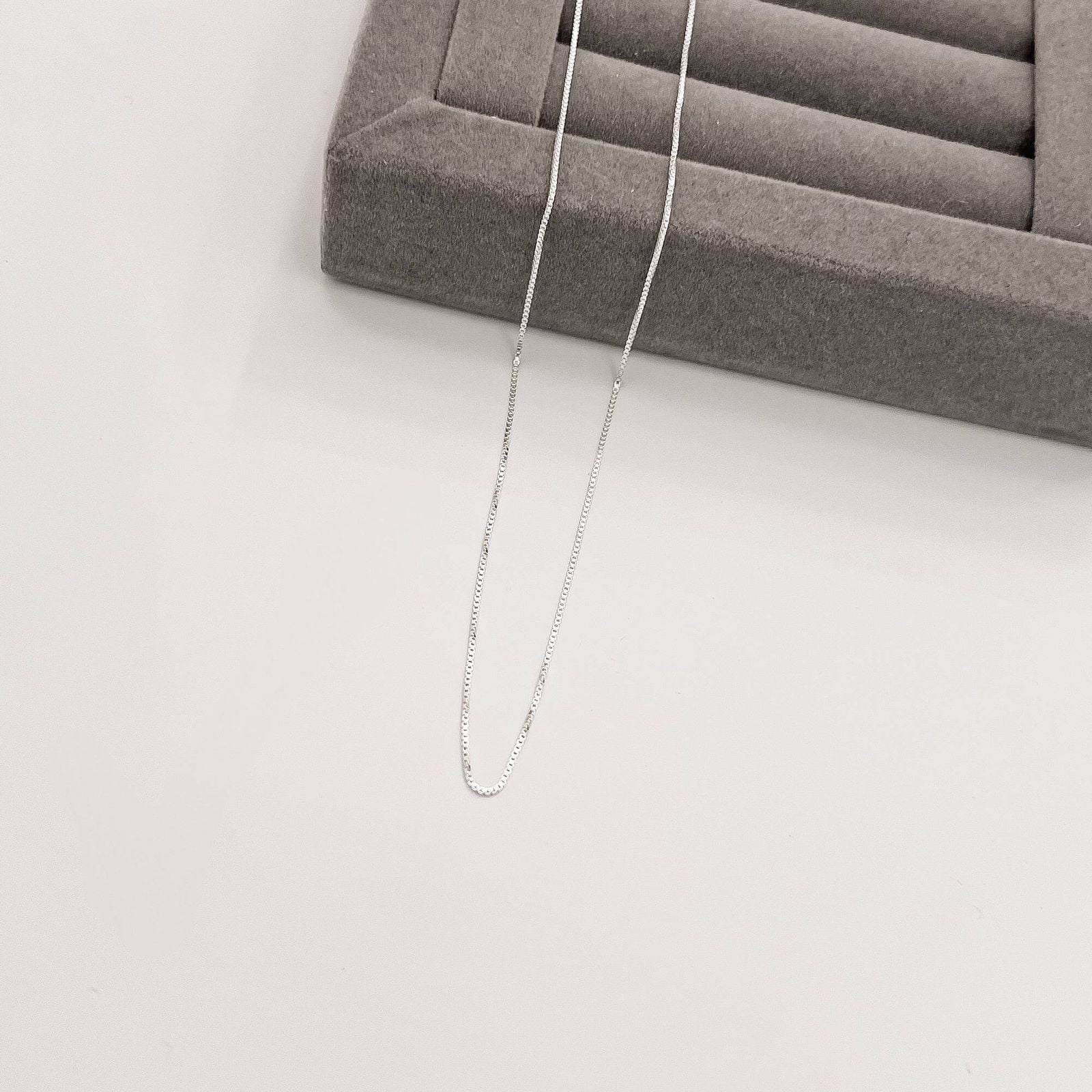 Corrente Veneziana v12 60cm Nacional em Prata 925 CR470