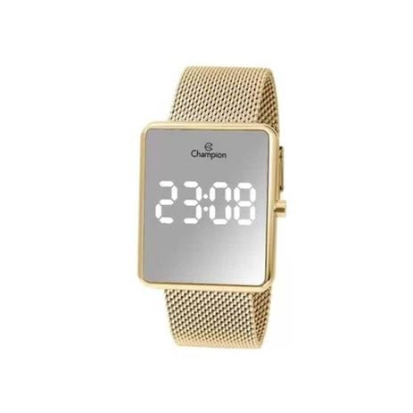 Relógio Champion Digital Led Dourado CH40080B