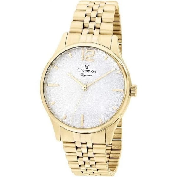 Relógio Champion Elegance Feminino Dourado CN24020H