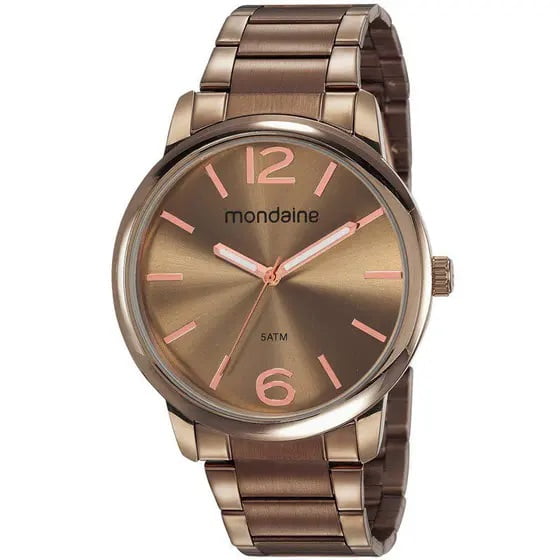Relógio Feminino Mondaine Visor Metalizado Marrom 53819LPMVME3 - Imperial  Relógios