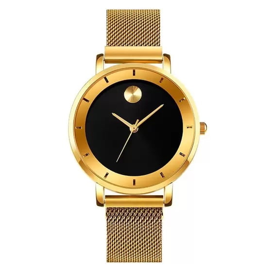 Relógio Feminino Skmei Dourado com pulseira milanesa 1701