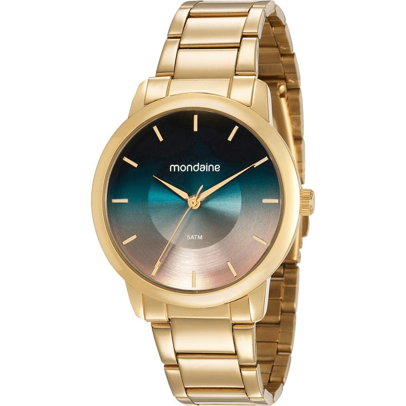 Relógio Mondaine Feminino Dourado Degrade 53606LPMVDE1