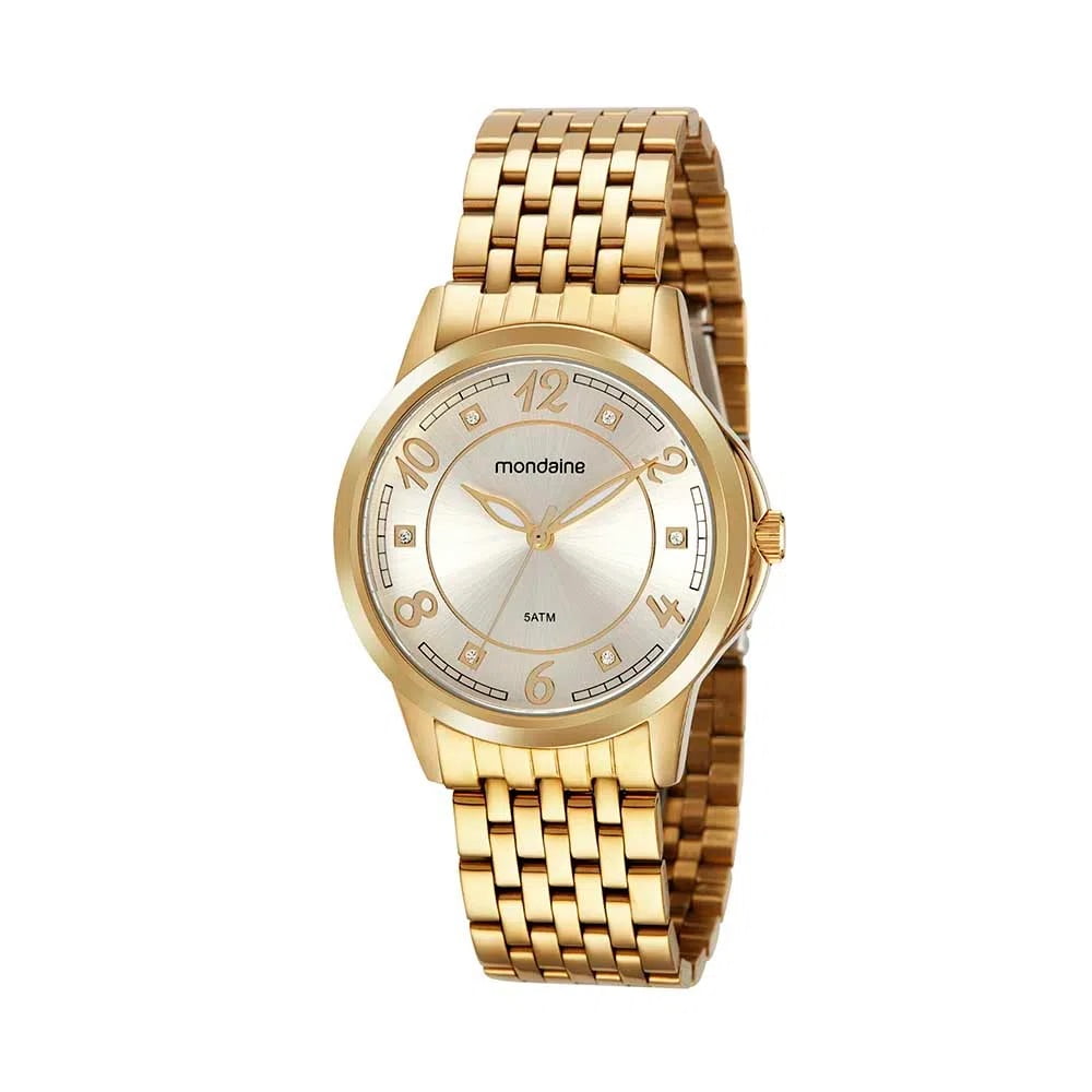 Relógio Mondaine Feminino Dourado 99559LPMVDE1