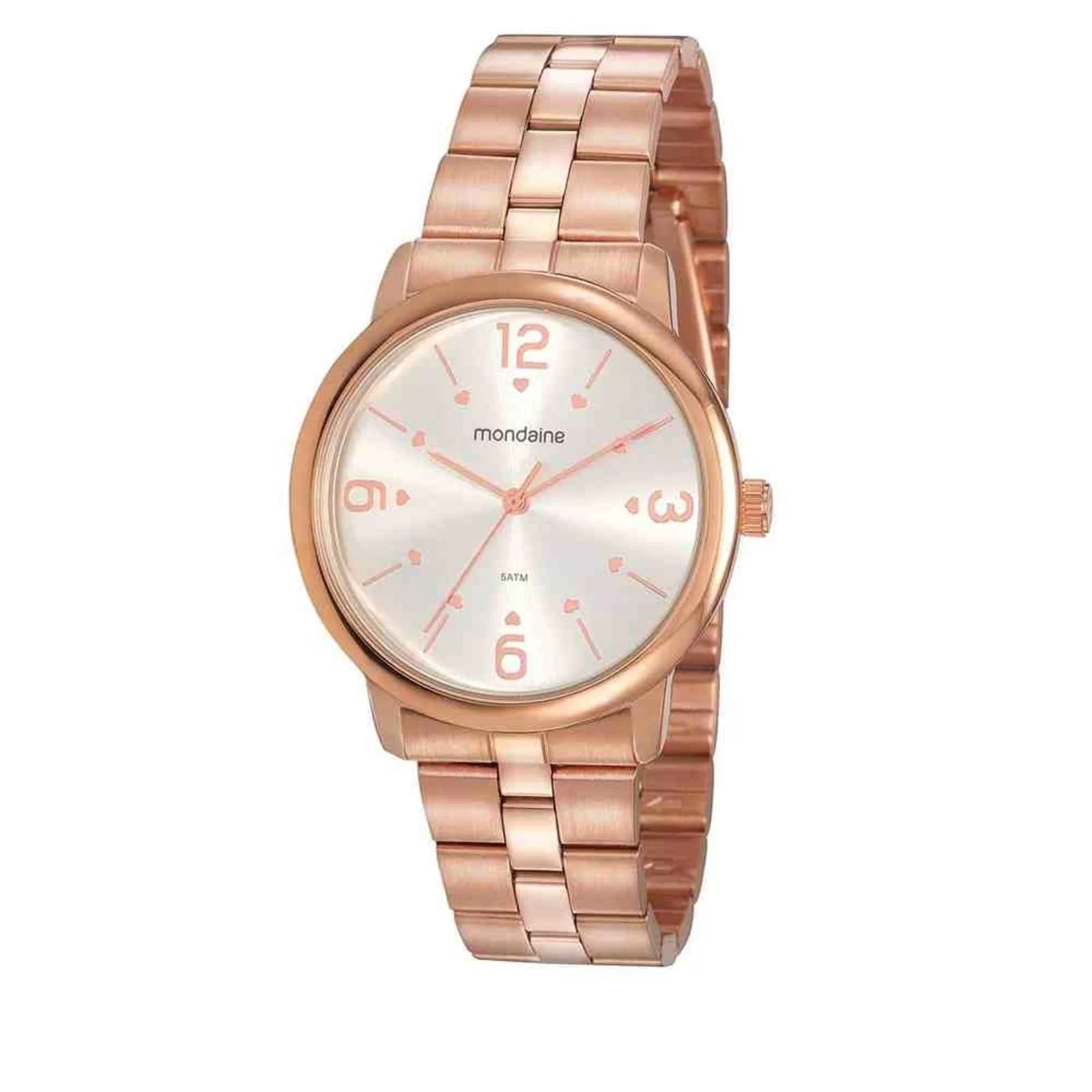 Relógio Mondaine feminino rosê metal - 32176LPMVRE2