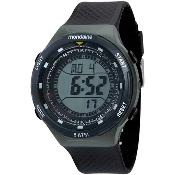 Relógio Mondaine Masculino Esportivo Digital Preto á Prova D'água 85014G0MVNP2