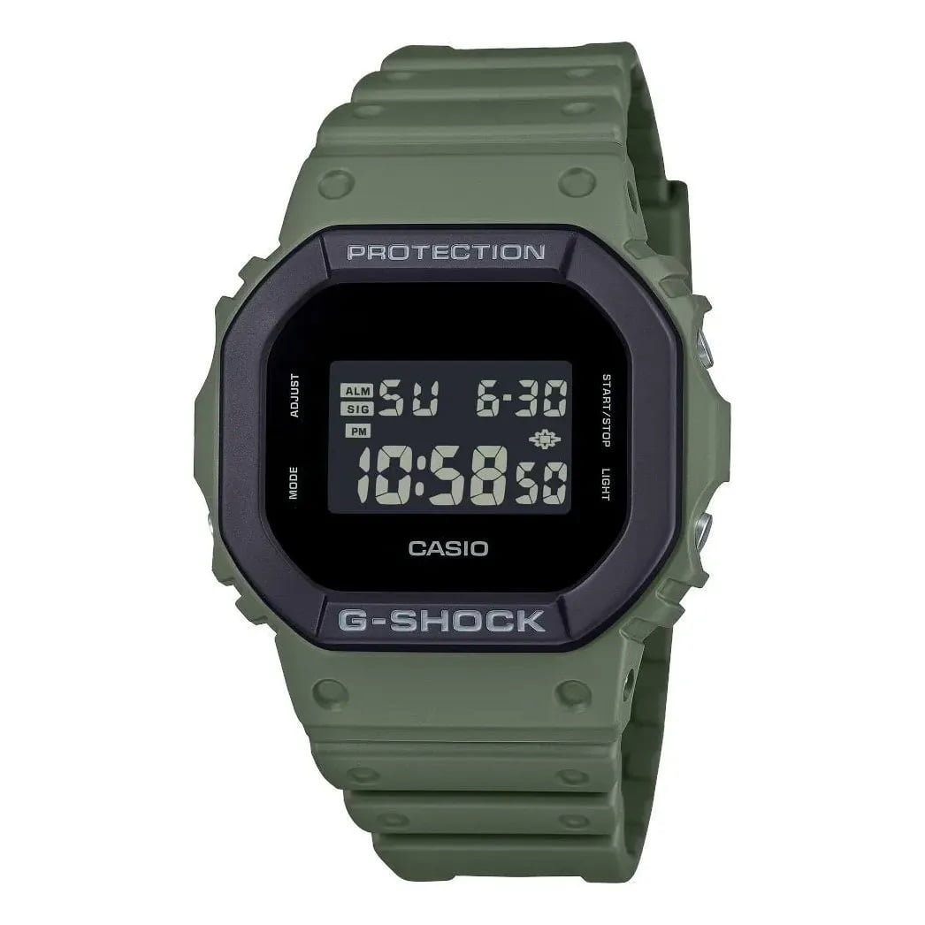 Relógio Casio G-Shock Masculino Esportivo Digital Verde Á Prova d'água DW-5610UU-3DR