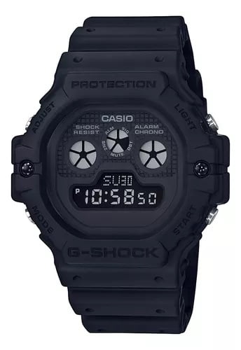 Relógio Casio G-Shock Masculino Preto Esportivo Digital em Poliuretano Á Prova d'água DW-5900BB-1DR 3465