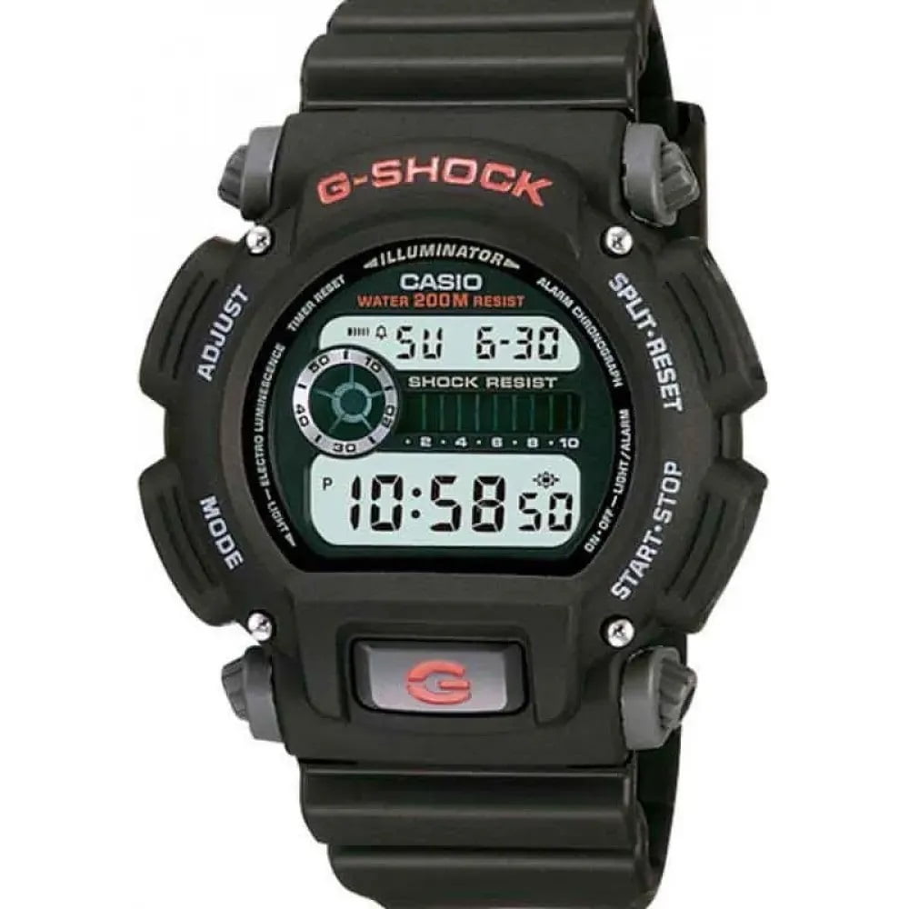 Relógio Casio G-Shock Masculino preto Digital Esportivo a prova d'água DW-9052-1VDR