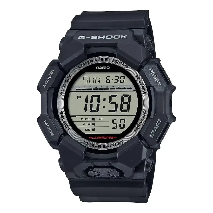 Relógio Casio G-Shock Masculino preto Digital Esportivo a prova d'água GD-010-1DR