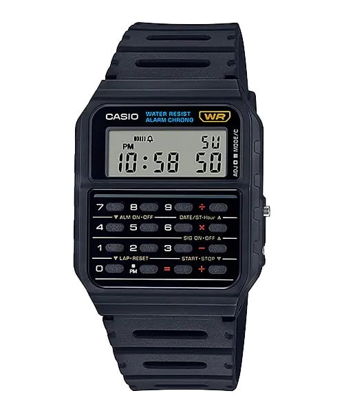 Relógio Casio Masculino Digital Calculadora Preto CA-53W-1Z