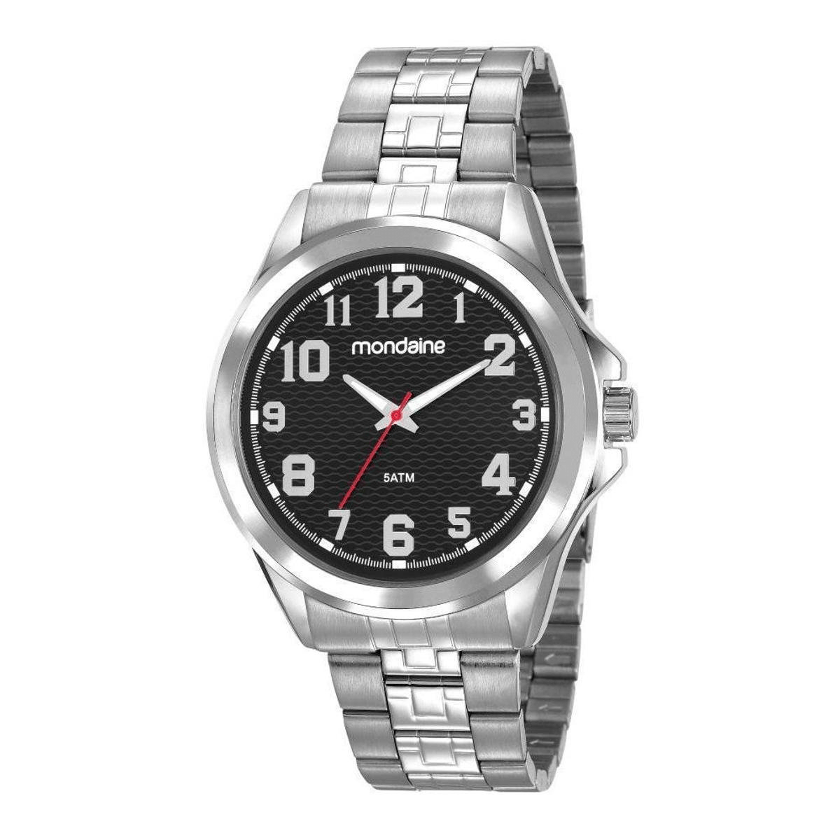 Relógio Mondaine Masculino Prata 83456G0MVNE1