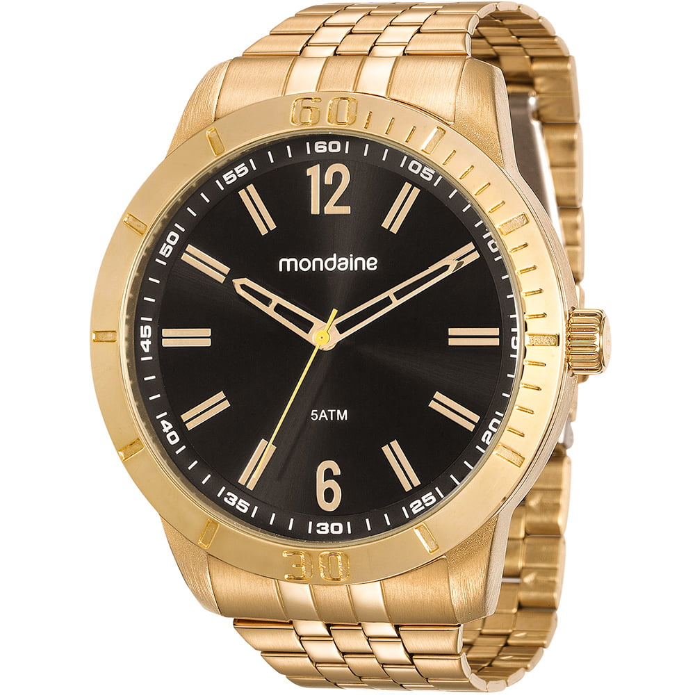 Relógio Mondaine Metal Masculino Dourado 99194GPMVDE1