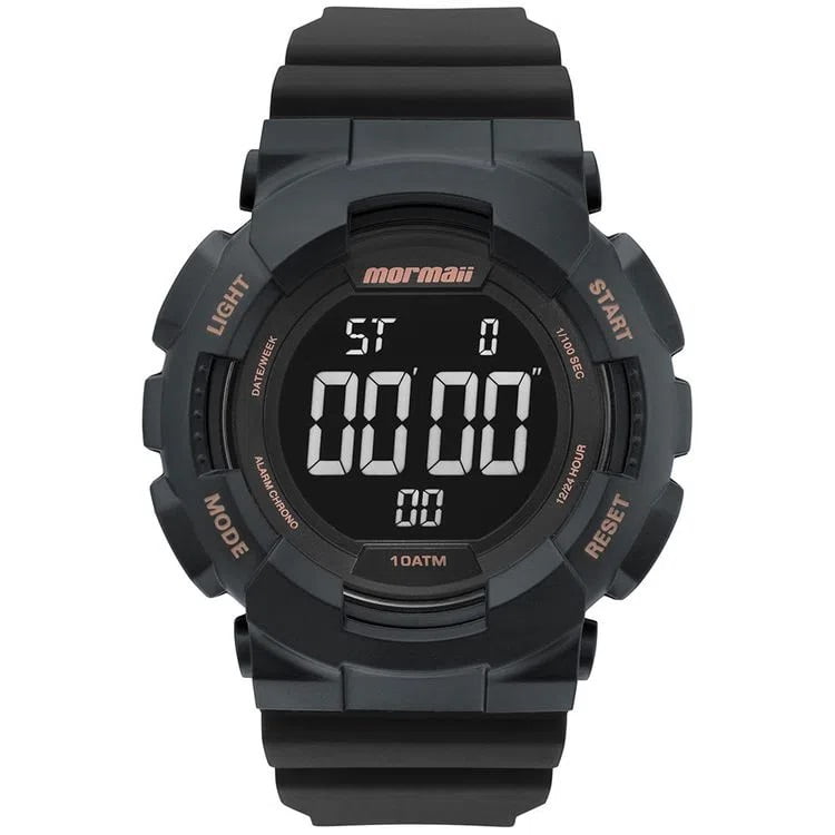 Relógio Mormaii Masculino Esportivo Digital Cinza MO3415AB-8C