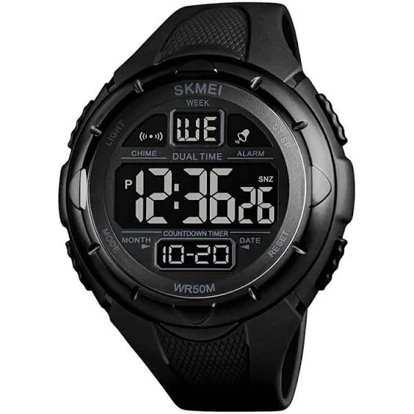 Relógio Skmei Masculino Digital Esportivo Preto á Prova D'água 1656