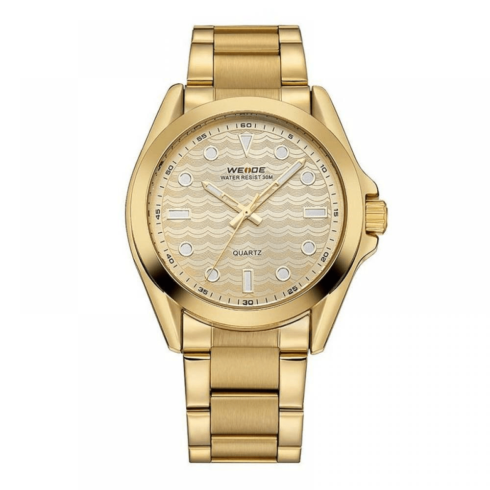 Relógio Weide Masculino Dourado WH802