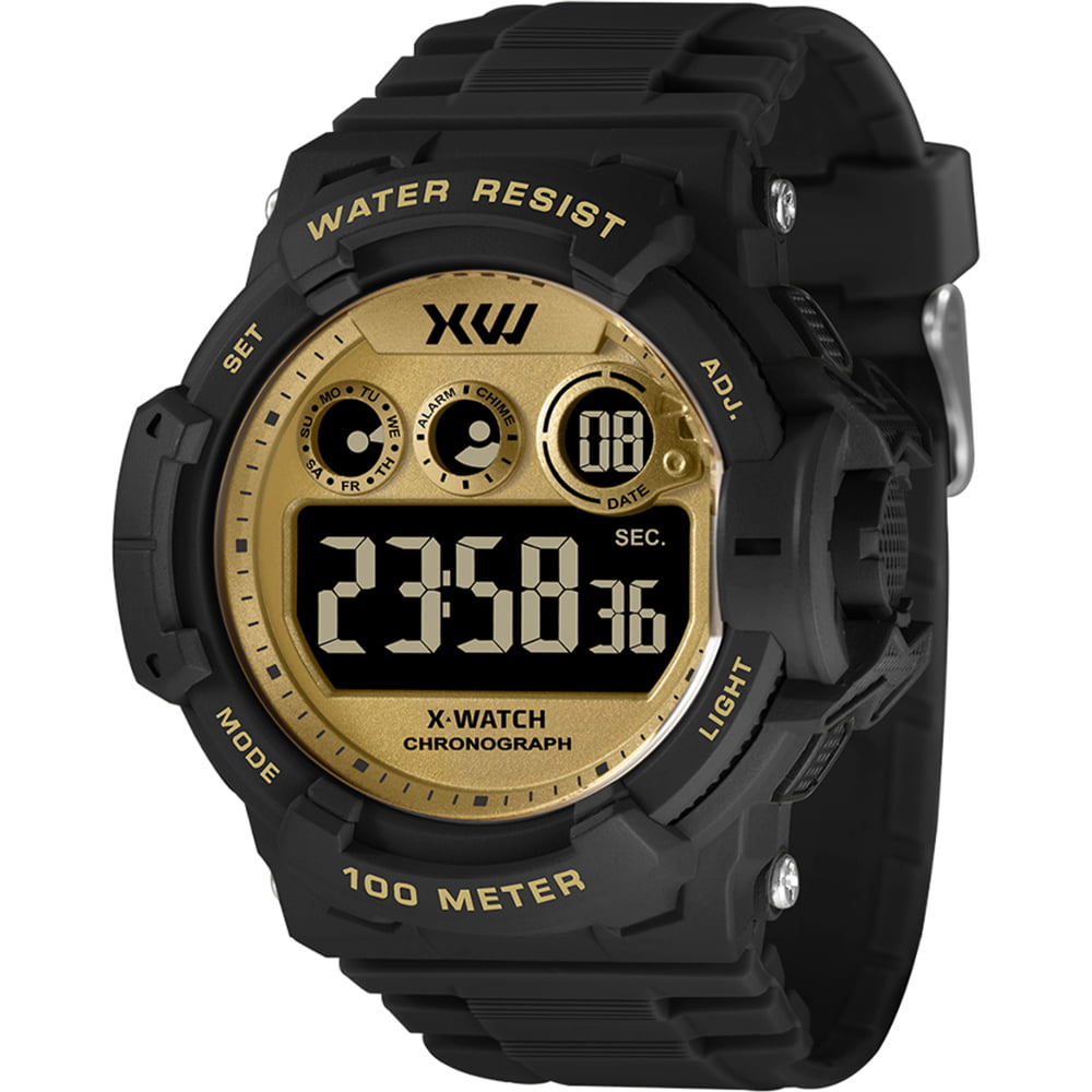 Relógio X-Watch Digital Masculino Esportivo Á prova d´água XMPPD676  