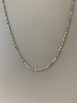 Corrente Masculina Aço 316L Prateada Groumet 3x1 3.00mm 70cm 2832770