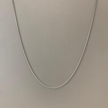 Corrente Masculina Aço 316L Prateada Groumet 70cm 1.50mm 2748070