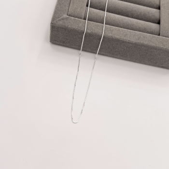 Corrente Veneziana v12 60cm Nacional em Prata 925 CR470 Corrente Veneziana v12 60cm Nacional em Prata 925 CR470