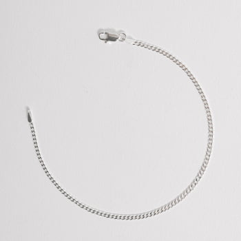 Pulseira Masculina Corrente Grumet 2.2 21cm em Prata 925 PU785