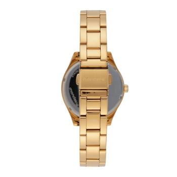 Relógio Mondaine Feminino Dourado Visor Champanhe Texturizado á Prova D'água 99870LPMVDE1