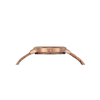 Kit Relógio Mondaine Feminino Cristais Coração Rosé á Prova D'água 32215LPMVRE2