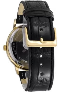 Relógio Champion Unissex Couro Dourado CN20613P