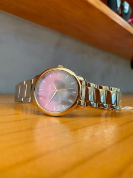 Relógio Mondaine Feminino Rosé Degradê 53606LPMVRE8