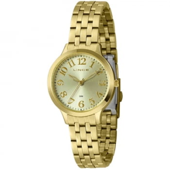 Relógio Lince Dourado Feminino LRG4741L34