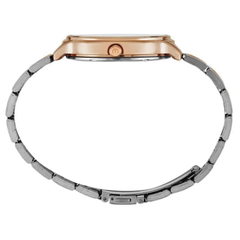 Relógio Mondaine Feminino Bicolor rose prateado Minimalista á Prova D'água 32479LPMVGE2