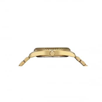 Relógio Mondaine Feminino Cristais Dourado á Prova D'água 76768LPMVDE2