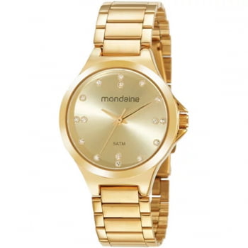 Relógio mondaine feminino Dourado - 32357LPMVDE1