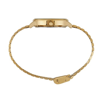 Relógio Mondaine Feminino Dourado Minimalista Visor Champagne Á Prova d'água 32784LPMVDE1