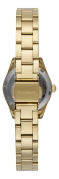 Relógio Mondaine Feminino Dourado Visor Branco Á Prova d´água 99823LPMVDE1