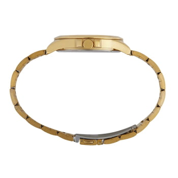 Relógio Mondaine Dourado Visor Champanhe Minimalista Á Prova d'água 83514GPMVDE1
