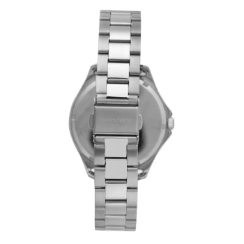  Relógio Mondaine Feminino Prateado Visor Texturizado com Cristais Á Prova d'água 32739L0MVNE2