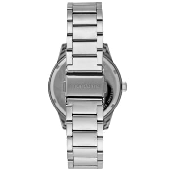 Relógio Mondaine Feminino Prateado Visor com Detalhe de Coração Á Prova d'água 99767L0MVNE1