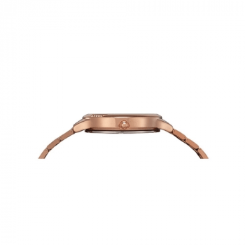 Relógio Mondaine Feminino Rose gold com Cristais no Visor e Coração Á Prova d'água 32215LPMVRE2 