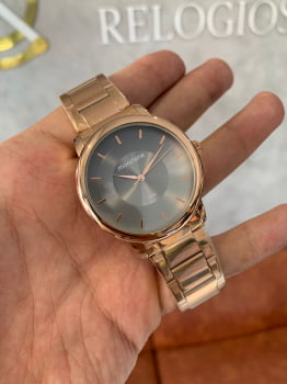 Relógio Mondaine Feminino Rose com Mostrador Degrade 53606LPMVRE4