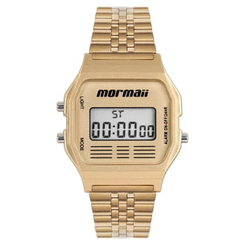 Relógio Mormaii Dourado Digital Á Prova D'água MOBJ3808A/7D