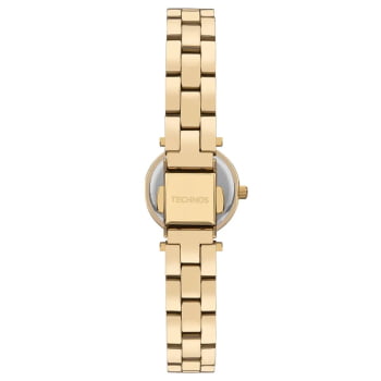 Relógio Technos Feminino Mini Dourado Minimalista  Aço Inoxidável Á Prova D'água 2035NBS/1X