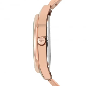 Relógio Technos Feminino Rosé Fashion Brilho Aço Inox 2035MUW/1J