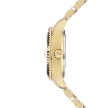 Relógio Technos Riviera Feminino Dourado com Calendário Maquinário Japonês Aço Inoxidável Á Prova d'água 2350AL/1X 