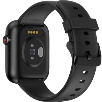 Relógio Smartwatch Lince Fit 2 Preto Esportivo inteligente troca pulseira a prova d'água LSWUQPM002 