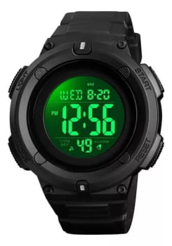 Relógio Skmei Masculino Preto Esportivo Digital á Prova d'água 1527